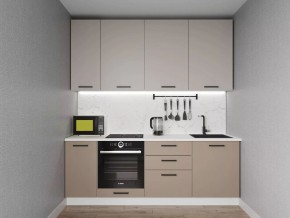 Кухонный гарнитур Каппучино 2200 h950 (Стол. 38мм) в Когалыме - kogalym.ok-mebel.com | фото