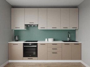 Кухонный гарнитур Каппучино 3000 h950 (Стол. 26мм) в Когалыме - kogalym.ok-mebel.com | фото