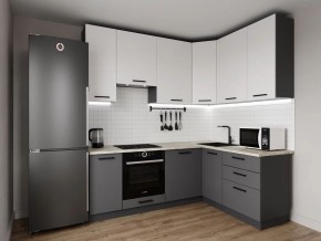 Кухонный гарнитур Меренга 2200*1600 h950 (Стол. 26мм) в Когалыме - kogalym.ok-mebel.com | фото