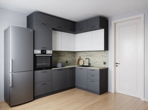 Кухонный гарнитур Меренга 2200*1700 (Стол. 38мм) в Когалыме - kogalym.ok-mebel.com | фото
