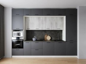 Кухонный гарнитур Санторини 3400 (Стол. 38мм) в Когалыме - kogalym.ok-mebel.com | фото