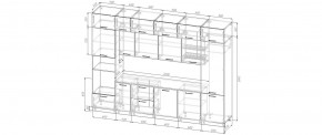 Кухонный гарнитур Санторини 3400 (Стол. 38мм) в Когалыме - kogalym.ok-mebel.com | фото 2