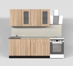 Кухня Симона Демо 1700 (Венга/Дуб Сонома) в Когалыме - kogalym.ok-mebel.com | фото 7