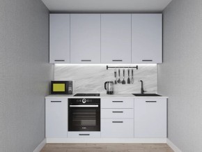 Кухонный гарнитур Смоки 2200 h950 (Стол. 38 мм) в Когалыме - kogalym.ok-mebel.com | фото