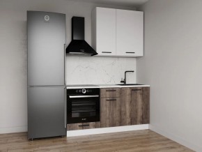 Кухонный гарнитур Старое Дерево 1600 h950 (Стол. 38мм) в Когалыме - kogalym.ok-mebel.com | фото