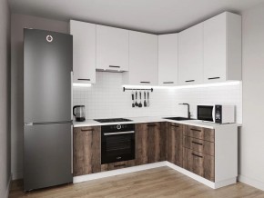 Кухонный гарнитур Старое Дерево 2200*1600 h950 (Стол. 26мм) в Когалыме - kogalym.ok-mebel.com | фото