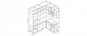 Кухонный гарнитур Старое Дерево 2200*1700 (Стол. 26мм) в Когалыме - kogalym.ok-mebel.com | фото 2