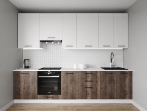 Кухонный гарнитур Старое Дерево 3000 h950 (Стол. 26мм) в Когалыме - kogalym.ok-mebel.com | фото