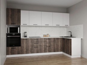 Кухонный гарнитур Старое Дерево 3200*1400 (Стол. 38мм) в Когалыме - kogalym.ok-mebel.com | фото