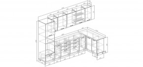 Кухонный гарнитур Старое Дерево 3200*1400 (Стол. 38мм) в Когалыме - kogalym.ok-mebel.com | фото 2