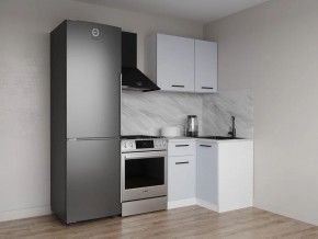 Кухонный гарнитур угловой Смоки 1000*1000 (Стол. 38 мм) в Когалыме - kogalym.ok-mebel.com | фото