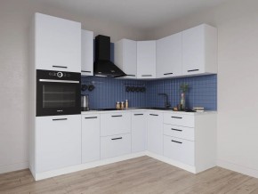Кухонный гарнитур угловой Смоки 2400*1600 (Стол. 38мм) в Когалыме - kogalym.ok-mebel.com | фото