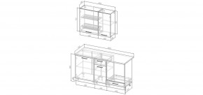 Кухонный гарнитур Умбра 1600 (Стол. 26мм) в Когалыме - kogalym.ok-mebel.com | фото 2