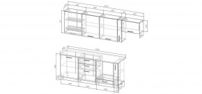 Кухонный гарнитур Умбра 2550 (Стол. 26мм) в Когалыме - kogalym.ok-mebel.com | фото 2