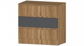 ЛЕНОРА Комод 3 ящика (графит) в Когалыме - kogalym.ok-mebel.com | фото