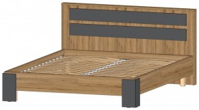 ЛЕНОРА Спальный гарнитур (модульный) графит в Когалыме - kogalym.ok-mebel.com | фото 4