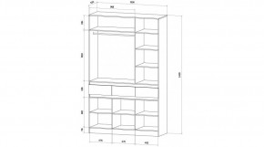 ЛЕНОРА Спальный гарнитур (модульный) кашемир в Когалыме - kogalym.ok-mebel.com | фото 9