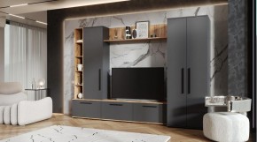 ЛЕВАНТЕ Гостиная (дуб вотан/графит) в Когалыме - kogalym.ok-mebel.com | фото