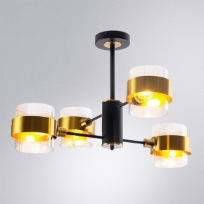 Люстра на штанге Arte Lamp Carlo A8205SP-4BK в Когалыме - kogalym.ok-mebel.com | фото 2