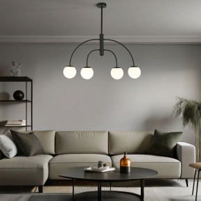 Люстра на штанге Eurosvet Cenacolo 30179/4 черный в Когалыме - kogalym.ok-mebel.com | фото 2