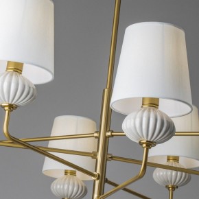 Люстра на штанге Freya Ceramics FR2029PL-08BS в Когалыме - kogalym.ok-mebel.com | фото 7