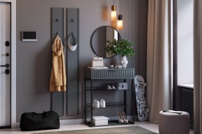 МЕБЕЛЬСОН К19 Прихожая (графит) в Когалыме - kogalym.ok-mebel.com | фото