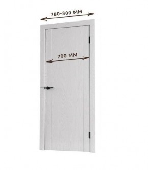 Межкомнатная дверь Bolivar Вяз дымчатый (комплект) 700 в Когалыме - kogalym.ok-mebel.com | фото