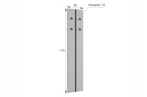 МЕРСИ Прихожая (модульная) белое дерево в Когалыме - kogalym.ok-mebel.com | фото 2