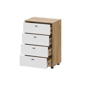 МИЛАН Детская (Дуб Золотой/Белый матовый) в Когалыме - kogalym.ok-mebel.com | фото 19