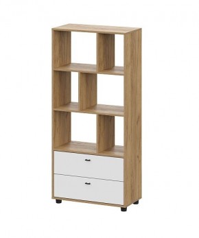 МИЛАН Стеллаж (Белый Матовый) в Когалыме - kogalym.ok-mebel.com | фото