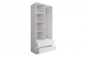 МОРИ МШ 900.2 Шкаф с 2мя дв и 2мя ящ. (белый) в Когалыме - kogalym.ok-mebel.com | фото 3