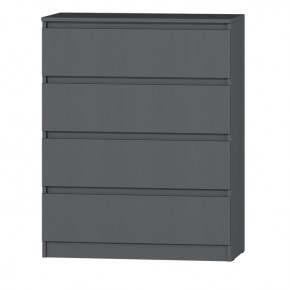 МС "Хилтон" Комод №1 800 (4 ящ.) графит в Когалыме - kogalym.ok-mebel.com | фото 2