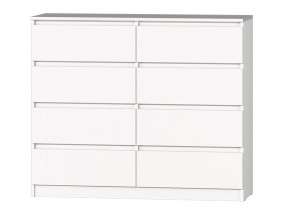МС "Хилтон" Комод №3 1200 (8 ящ.) белый текстурный в Когалыме - kogalym.ok-mebel.com | фото 2
