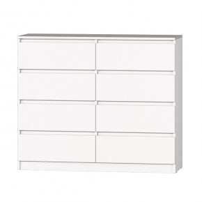 МС "Хилтон" Комод №3 1200 (8 ящ.) Белый текстурный в Когалыме - kogalym.ok-mebel.com | фото