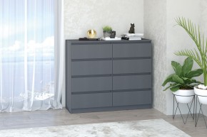 МС "Хилтон" Комод №3 1200 (8 ящ.) графит в Когалыме - kogalym.ok-mebel.com | фото