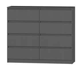 МС "Хилтон" Комод №3 1200 (8 ящ.) графит в Когалыме - kogalym.ok-mebel.com | фото 2