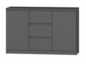 МС "Хилтон" Комод №4 1200 (графит) в Когалыме - kogalym.ok-mebel.com | фото 2