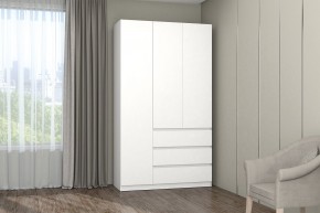 МС "Хилтон" Шкаф №2 1200 (Белый текстурный) в Когалыме - kogalym.ok-mebel.com | фото
