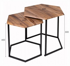 Набор из 2 столов журнальных МеталлАрт М003 в Когалыме - kogalym.ok-mebel.com | фото 11