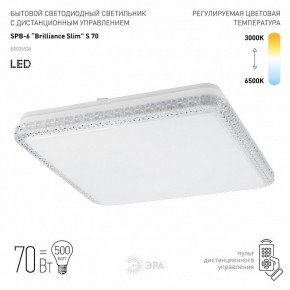 Накладной светильник Эра Классик SPB-6 Brilliance Slim S 70 в Когалыме - kogalym.ok-mebel.com | фото 2