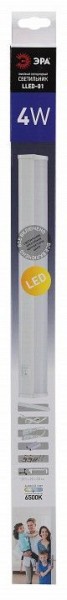 Накладной светильник Эра  LLED-01-04W-6500-W в Когалыме - kogalym.ok-mebel.com | фото 4