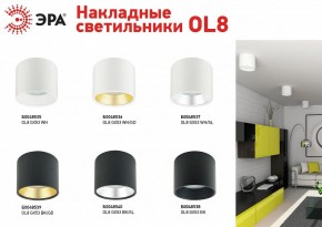 Накладной светильник Эра OL8 GX53 BK Б0048538 в Когалыме - kogalym.ok-mebel.com | фото 2