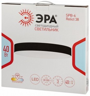 Накладной светильник Эра Relict Relict 38 SPB-6-40 4К BK в Когалыме - kogalym.ok-mebel.com | фото 6