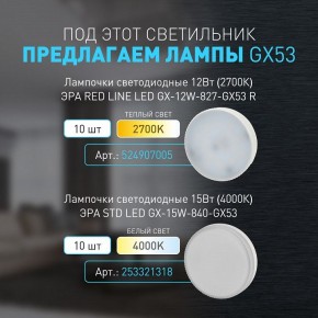 Накладной светильник Эра WL40 BK Б0054414 в Когалыме - kogalym.ok-mebel.com | фото 4