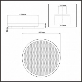 Накладной светильник Sonex Shimmers 7736/60L в Когалыме - kogalym.ok-mebel.com | фото 8