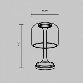 Настольная лампа декоративная Maytoni Spirito MOD286TL-L18G3K в Когалыме - kogalym.ok-mebel.com | фото 4