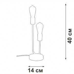 Настольная лампа декоративная Vitaluce V3005 V3005-1/2L в Когалыме - kogalym.ok-mebel.com | фото 5