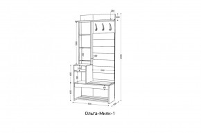 ОЛЬГА-МИЛК Прихожая (модульная) в Когалыме - kogalym.ok-mebel.com | фото 2