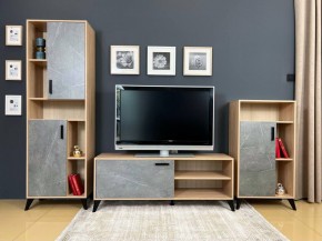 ОСКАР TRIO Гостиная (дуб золотой/каспий темный) в Когалыме - kogalym.ok-mebel.com | фото 2
