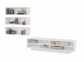 ПАОЛА Гостиная (Белый/Белый) в Когалыме - kogalym.ok-mebel.com | фото 2